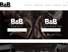 Tablet Screenshot of bbdanceagency.com